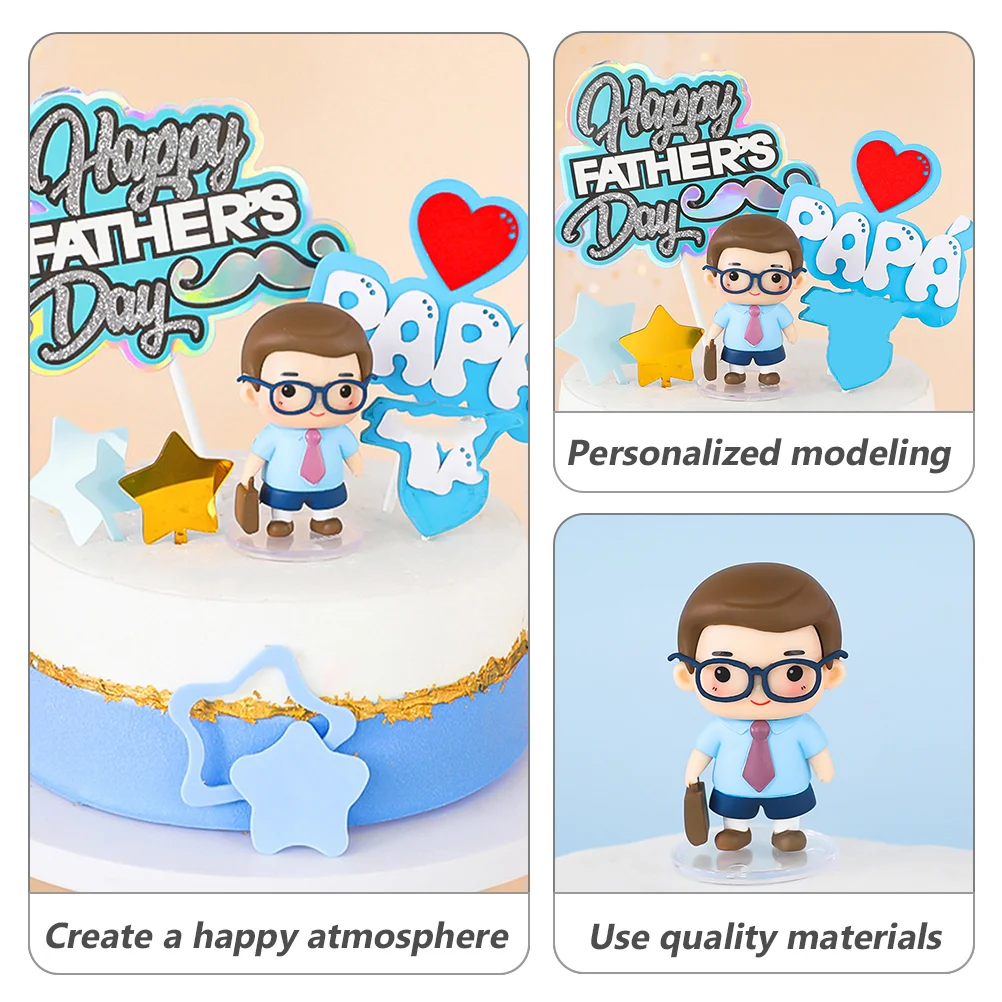2 шт. украшения для торта на день отца топперы кексов товары дня рождения из