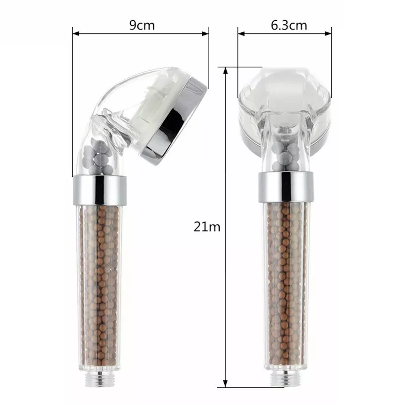 

Led Thermostat Control Spa Shower Head 3 Color Led Shower Temperature Control Premium Spary Nozzle Water Saving