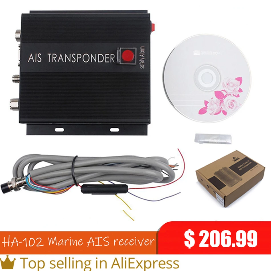 

Factory Shipment HA-102 Marine AIS Receiver Transmitter System CLASS B AIS Transponder Dual Channel CSTDMA Function Free Shippin