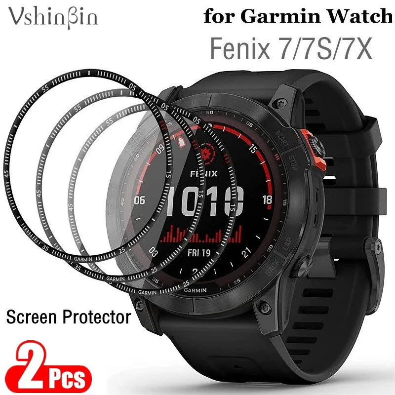 

2PCS 3D Curved Soft Screen Protector for Garmin Fenix 7X 7S Smart Watch Full Coverage Anti-Scratch Protective Film for Fenix 7