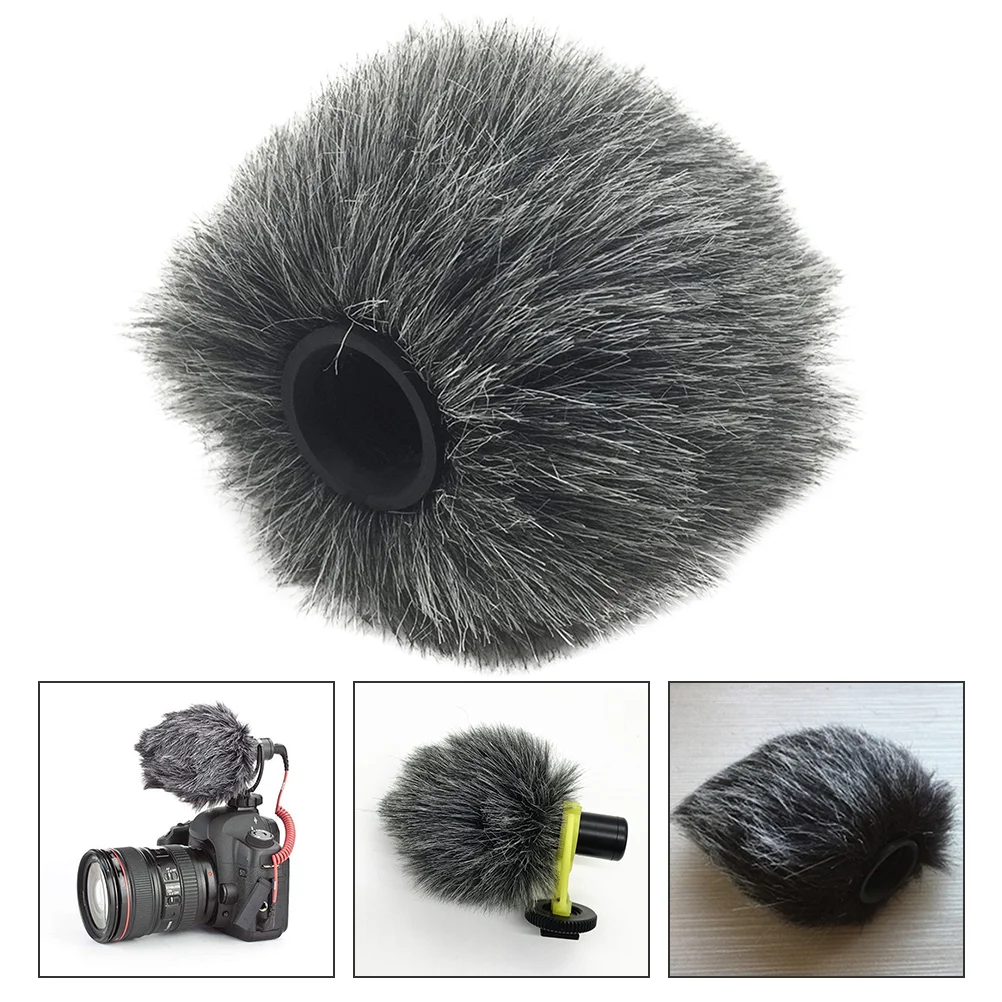 

1 PC Replacement Noise Reduction SLR Microphone Camera Mic Windscreen Dust Cover