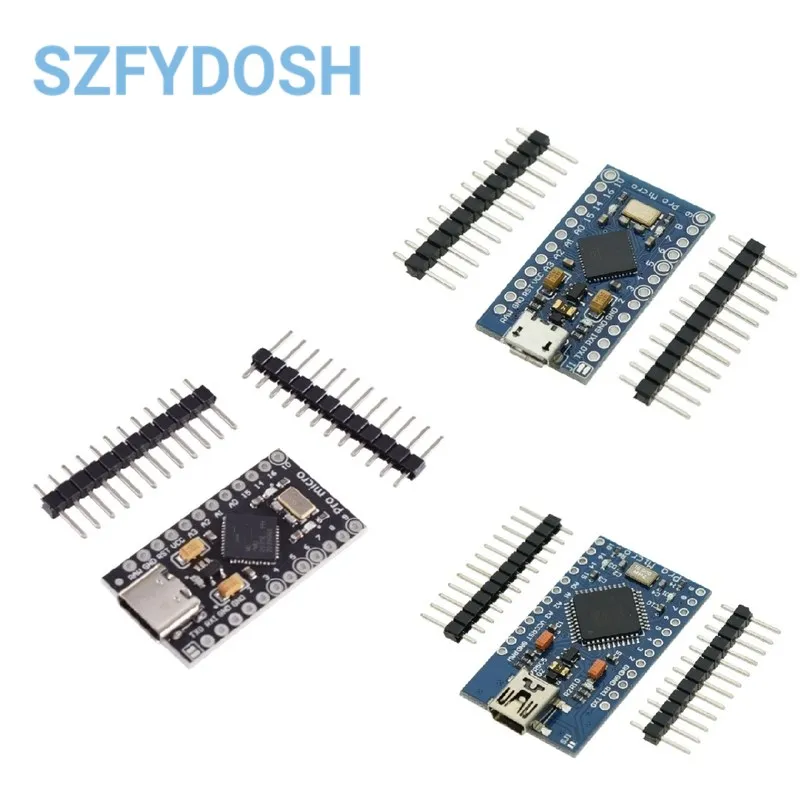 MICRO/MINI/TYPE-C USB ATMEGA32U4 модуль 5 в 16 МГц плата для контроллера Arduino ATMEGA32U4-AU/MU Pro-Micro Pro Mini
