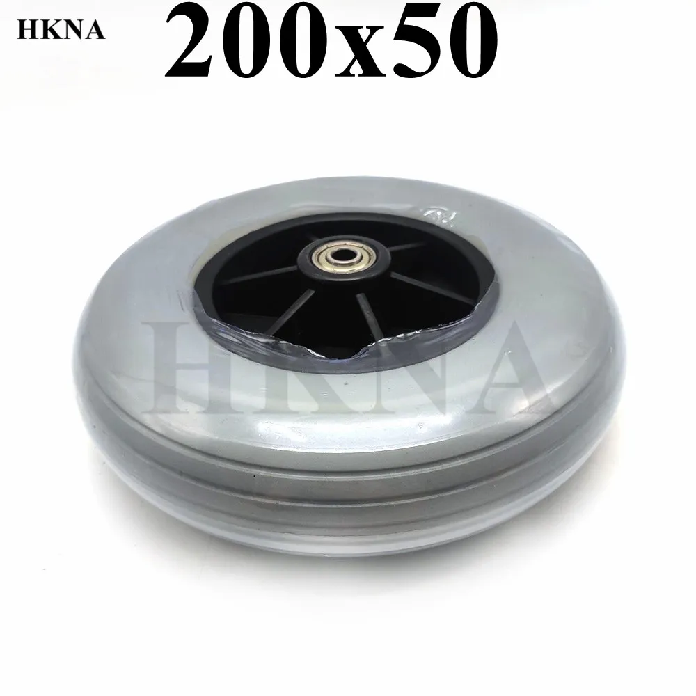 

200x50 сплошная колесная шина 8x2 дюйма утолщенная колесная шина 200*50 полиуретановое колесо переднее колесо для инвалидных колясок запчасти