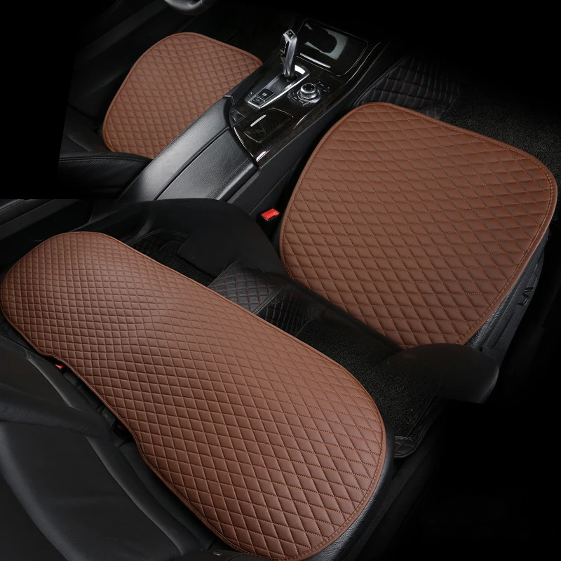 

PU Universal Car Seat Cover Cushion For VW T-ROC UP CC Golf 5 6 7 Passat B5 B7 B8 Polo touran Auto Interior Accessorie Chair Mat