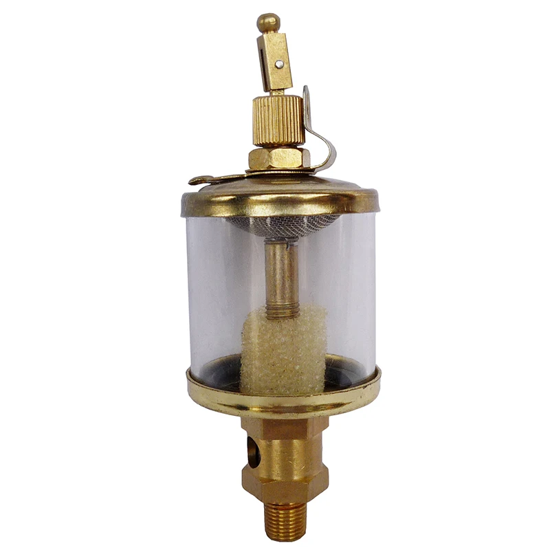 

M10 M12 M14 M16 1/8" 1/4" 3/8" BSP Наружная резьба Медное покрытие Масляная чашка Прицел Гравитационная капельная подача Масленка для станков