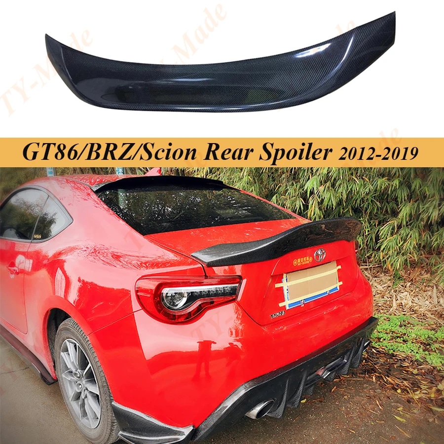 

GT86 BRZ FRP из углеродного волокна Задняя Крышка багажника для автомобильного стайлинга для Toyota GT86 Subaru BRZ спойлер 2012-2019