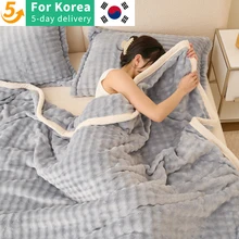 매우 부드러운 겨울 담요, 사무실 소파용 무릎 담요, 극세사 침구 담요, 따뜻한 침대 커버