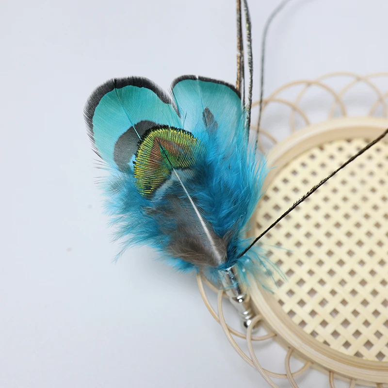 Красочные Изготовленные На Заказ броши в виде перьев фазана петуха перья модная
