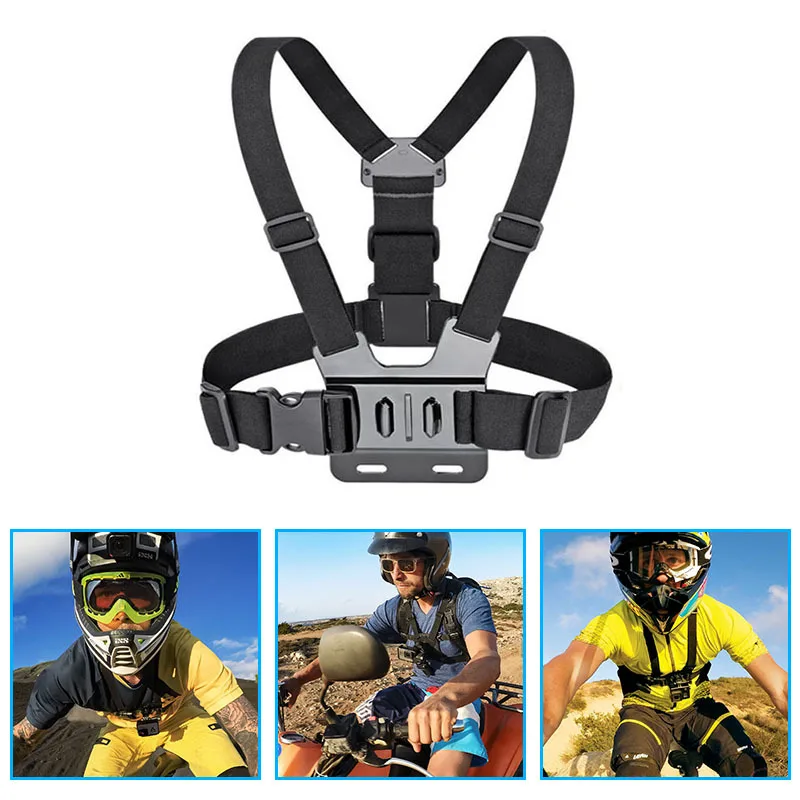 

Chest Strap Mount Belt For Gopro Hero 7 6 5 4 3+ 3 Xiaomi Yi 4K Action Camera Harness for SJCAM SJ4000 Sport Cam Fix Accessories