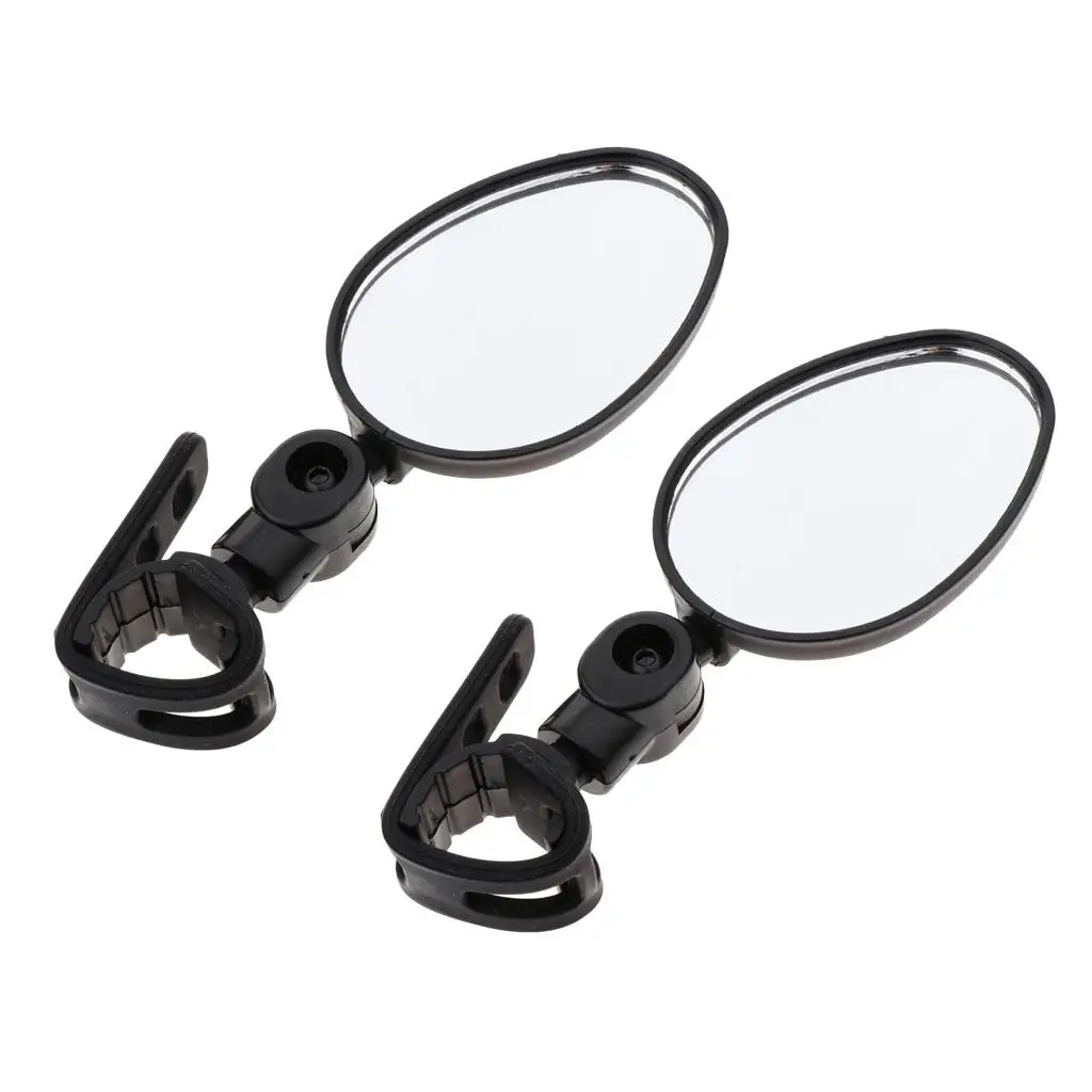 Универсальное мини-вращающееся стеклянное зеркало на руле заднего вида из 2