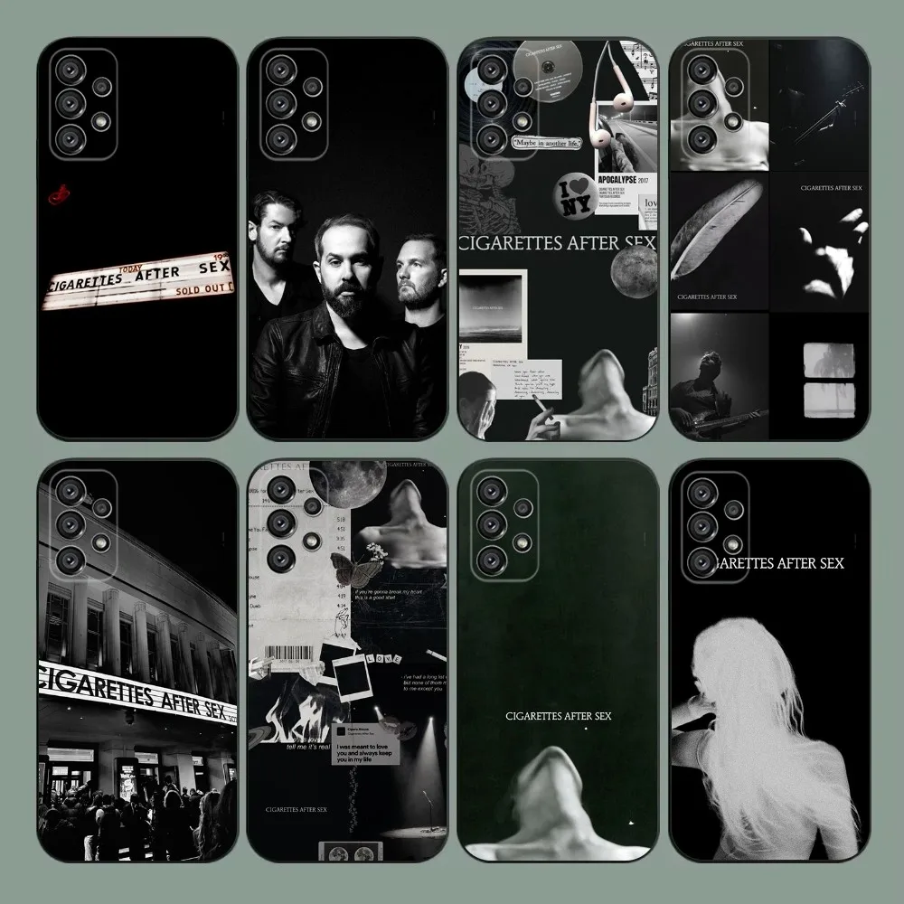 Чехол для Samsung Galaxy A20 A21s A22 A31 A32 A52 A53 A72 73 A80 A91 мягкий черный