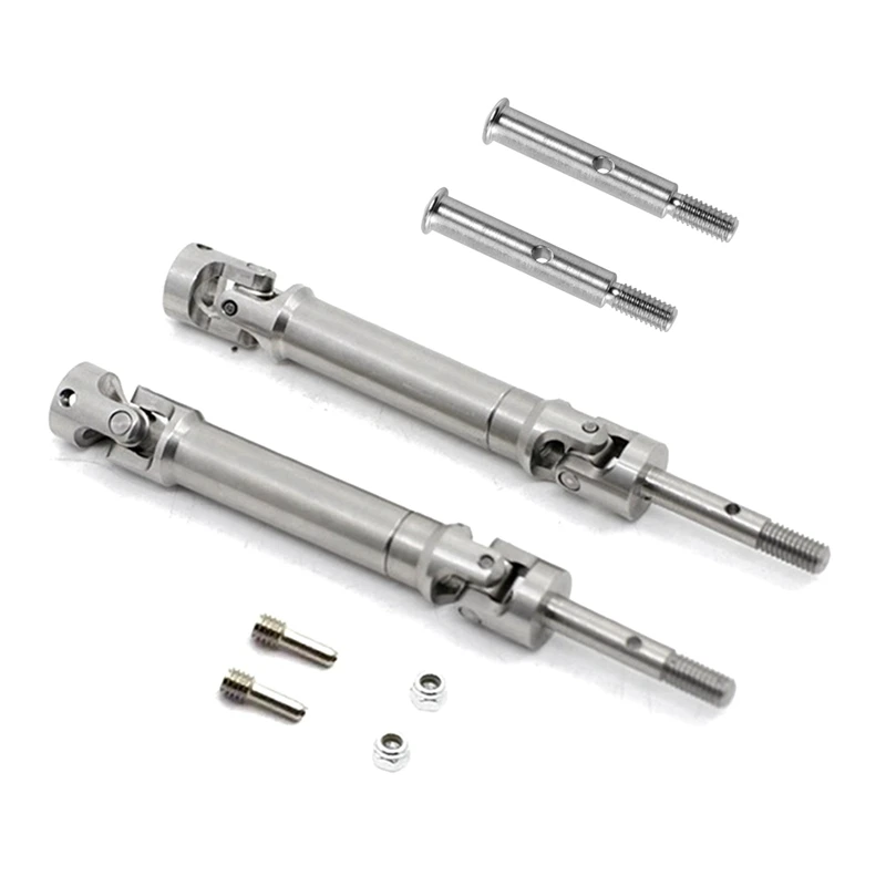 

Stainless Steel Front Axle Shaft And Rear Drive Shaft For 1/10 Traxxas 2WD Slash Stampede Rustler F-150 Upgrade Parts