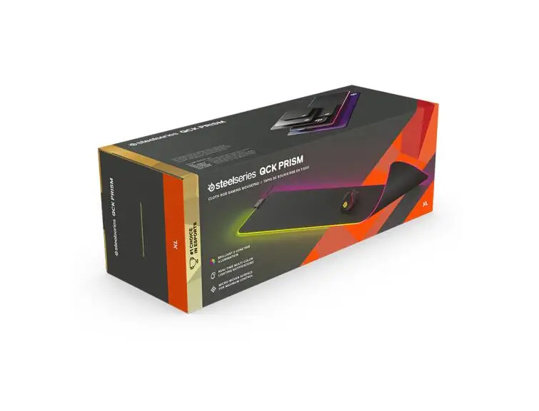 SteelSeries QcK Prism Cloth Средний полноцветный RGB световой эффект профессиональный игровой