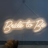 custom led bride to be flexible neon light sign wedding decoration bedroom home wall decor marriage party decorative