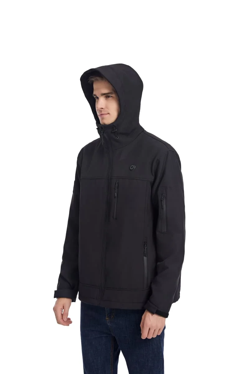 Куртка из софтшелла с подогревом для женщин мягкая толстовка зеленая