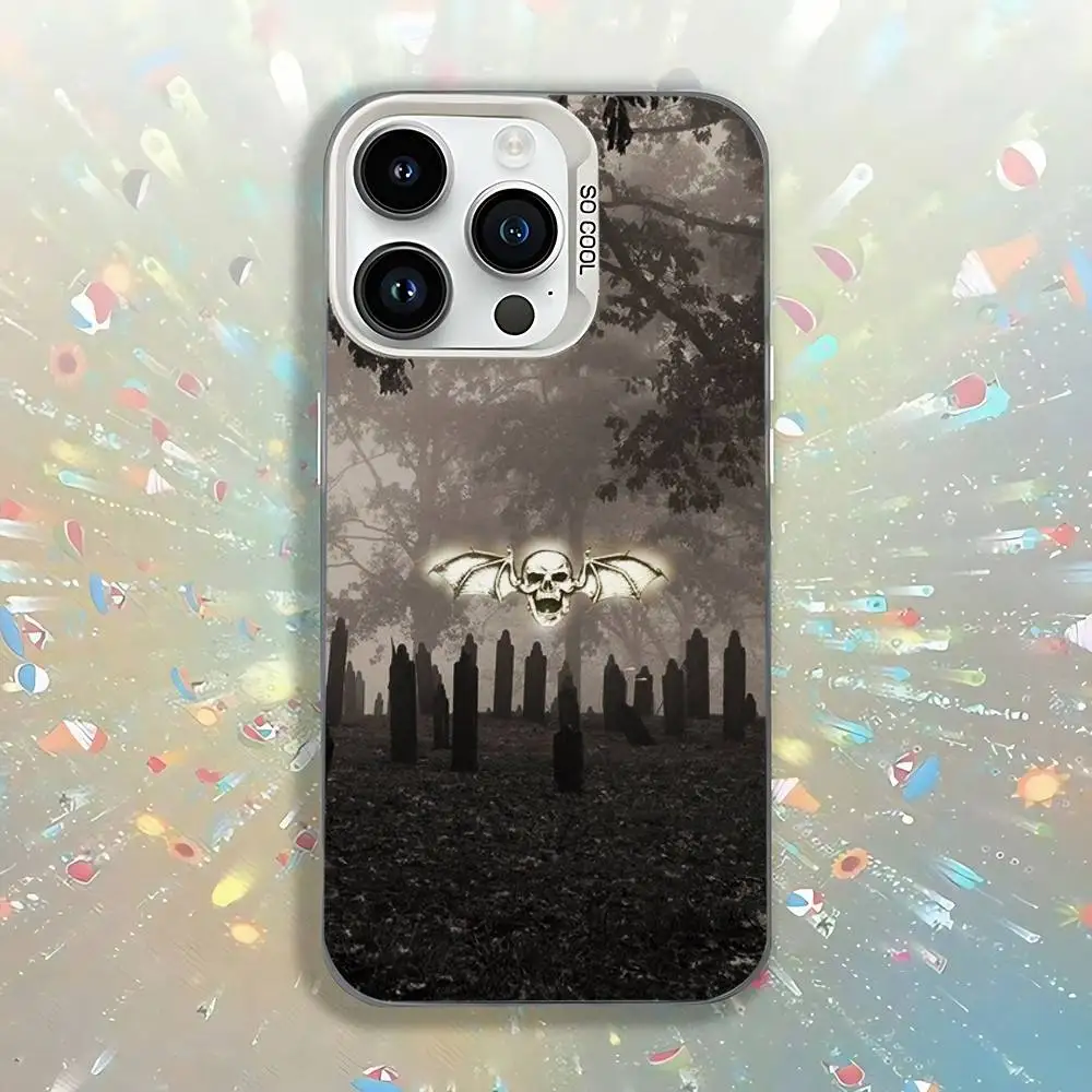 Фото Чехол A-AvengedS Sevenfold A7X для iPhone 17, 16, 15, 14, 13, 12, 11, Pro, Max, Plus, SE, Air, Mini, противоударный, белый бампер №2