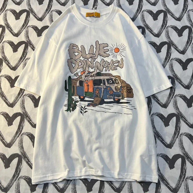 Обратите внимание на американскую Ретро футболку с коротким рукавом и