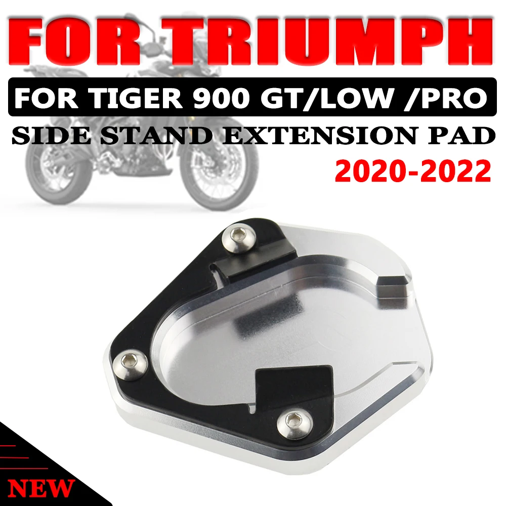 

For TRIUMPH Tiger900 Tiger 900 GT Pro LOW 900GT 2020-2022 Motorcycle Accessories Kickstand Foot Side Stand Extension Pad Support