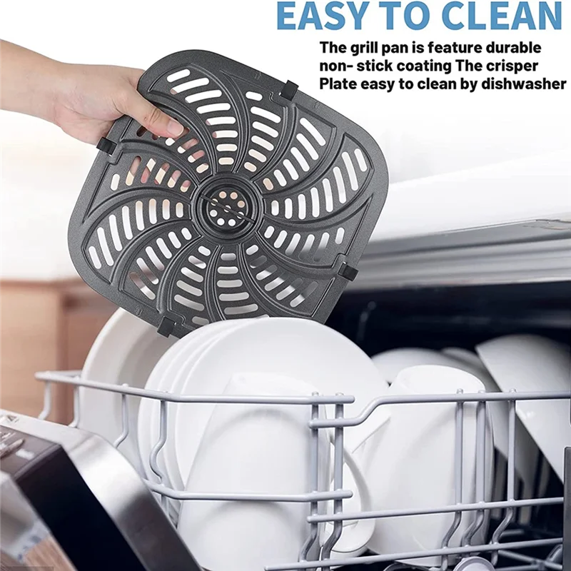 Сменная сковорода-гриль для аэрофритюрницы аксессуары RJ38-SQSS-8T-D съемная с