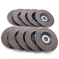 10pcs 115mm professional flap discs 4 5 inch sanding discs 406080120 grit grinding wheels blades for angle grinder polished