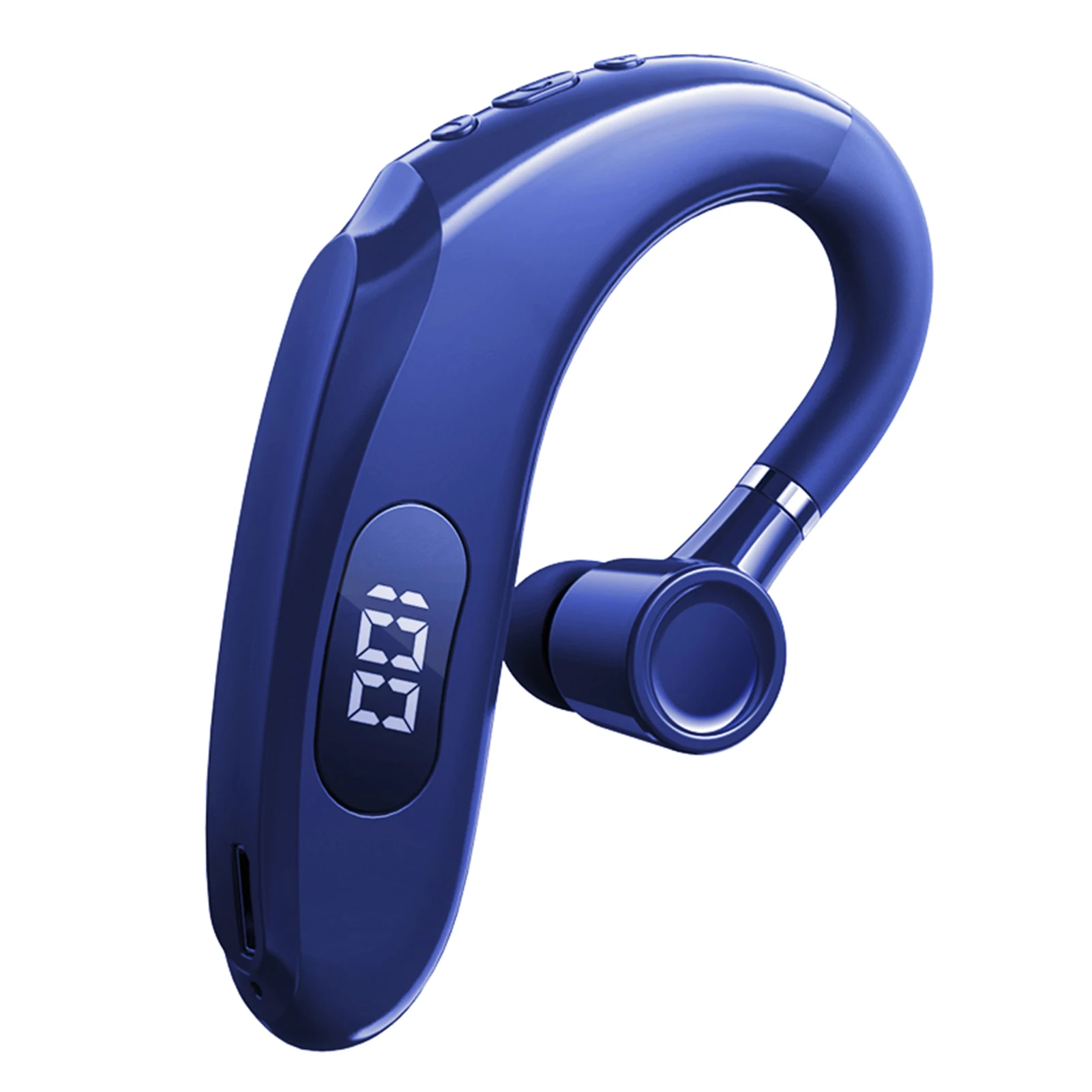 

Гарнитура Bluetooth V5.2 с шумоподавлением, беспроводная гарнитура с режимом «свободные руки» и светодиодным индикатором мощности, время работы ...