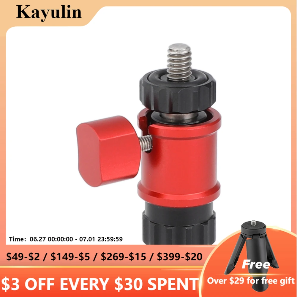 

Kayulin Quick Release Support Holder with 1/4 inch Male To 1/4 inch Female Thread For On Camera Monitor Photographic Accessories