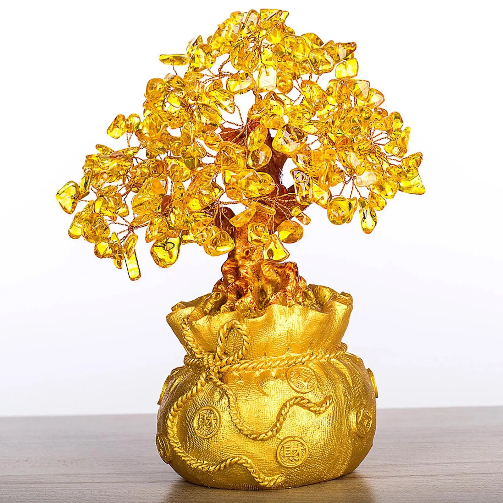 Фэн-шуй критальное денежное дерево офисный домашний стол фэн-шуй хорошее