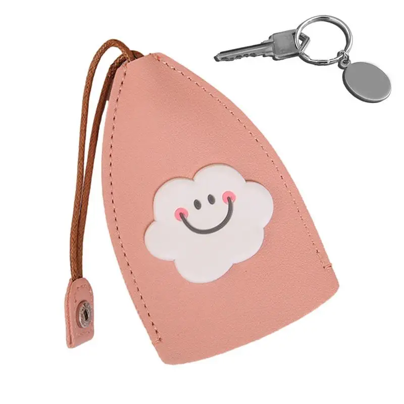 

PU Leather Keychain Pull Out Car Key Wallets Men Women Key Holder Housekeeper Keys Organizer Cute Key Case Car Accessories