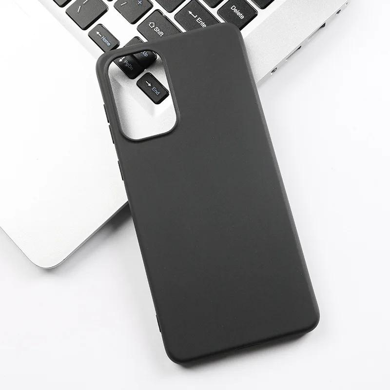 

For Samsung Galaxy A33 A53 A73 5G Full Matte Black Mobile Phone Case Soft TPU Anti-scratch Anti-fingerprint Protection Cover