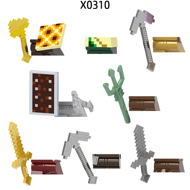 Экшн-фигурки топор выбирающий тридент щит оружие брюки детали для волос модель