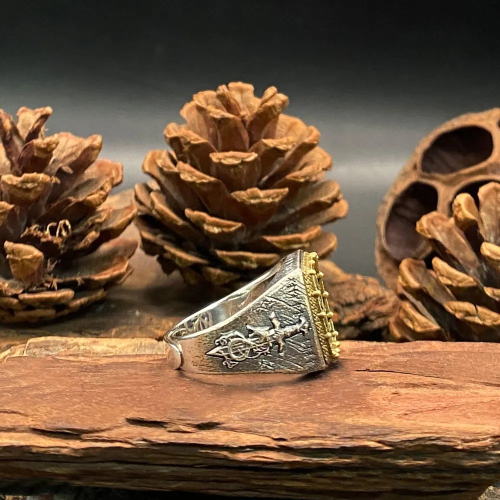 Искусственное серебро стиль викингов Hamme модель дракона винтажная