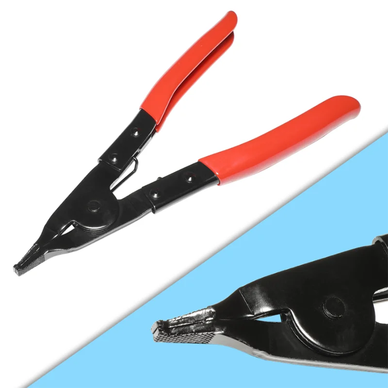 Powerful type Flat circlip Steel pliers/ flat mouth snap ring pliers