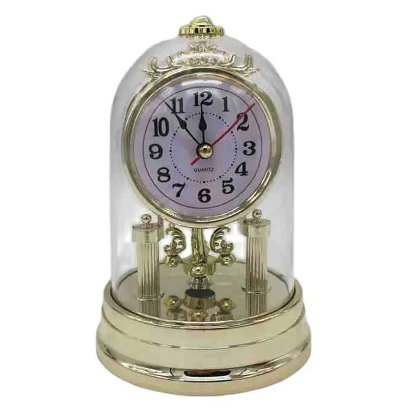 Reloj silencioso de estilo europeo, despertador Retro, cronómetro de mesa para sala de estar, oficina, decoración de escritorio, regalos