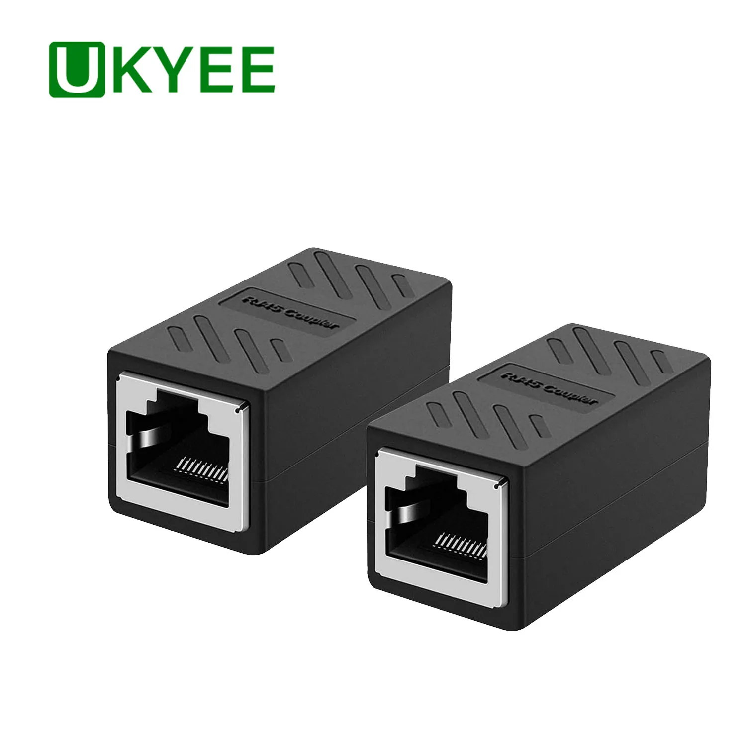 

UKYEE RJ45 Coupler Ethernet Coupler in Line Coupler for Cat7/Cat6/Cat5e/Cat5 Ethernet Cable Extender Adapter Female to Female