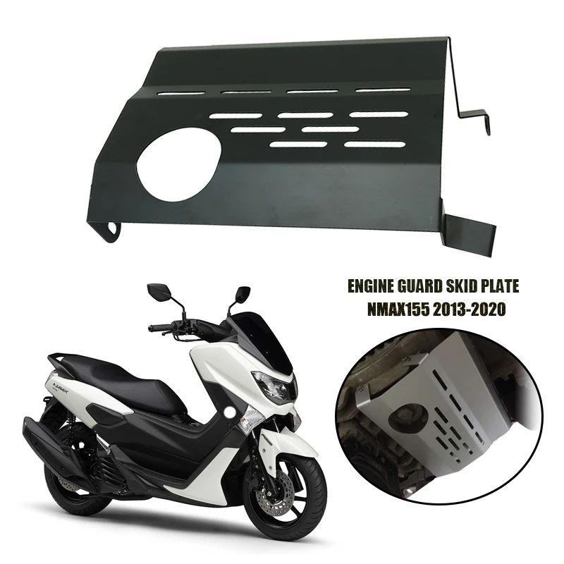 

For Yamaha NMAX155 NMAX NVX AEROX 155 2013-2020 2016 2017 2018 2019 Motorcycle Aluminum Engine Chassis Protective Guard Cover