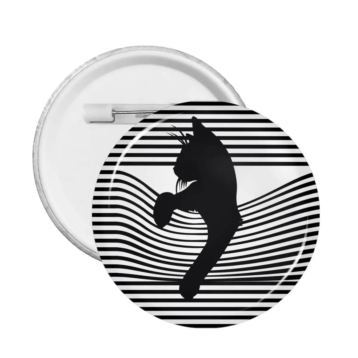 

59 мм, мультяшный милый кот, животное, значок на воротник, потрясающие броши для рюкзаков, аксессуары для аниме