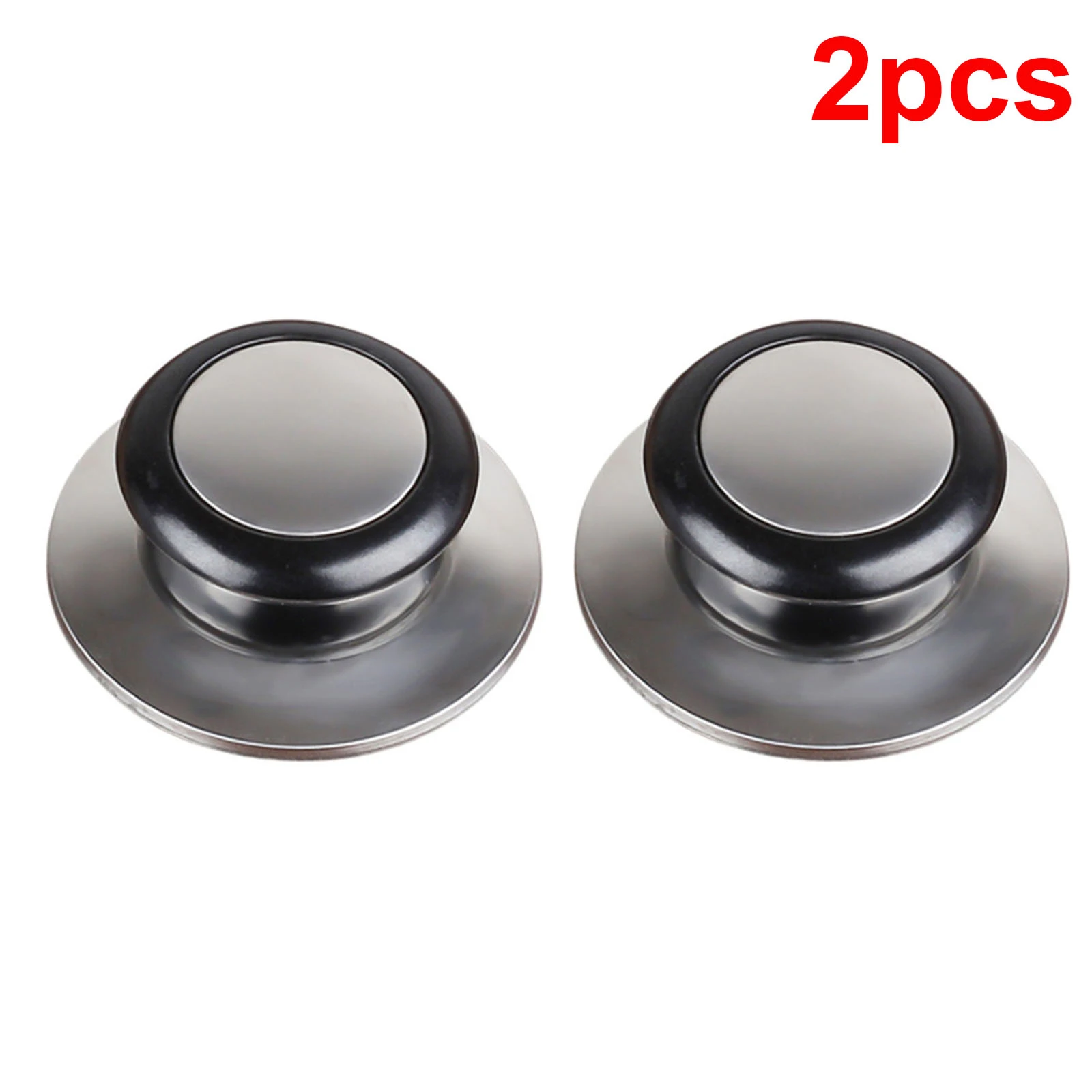 

2pcs Replacement Lifting Handle Universal Pot Lid Holding Handle Glass Lib Cover Knob Cap For Kitchen Cookware Handgrip