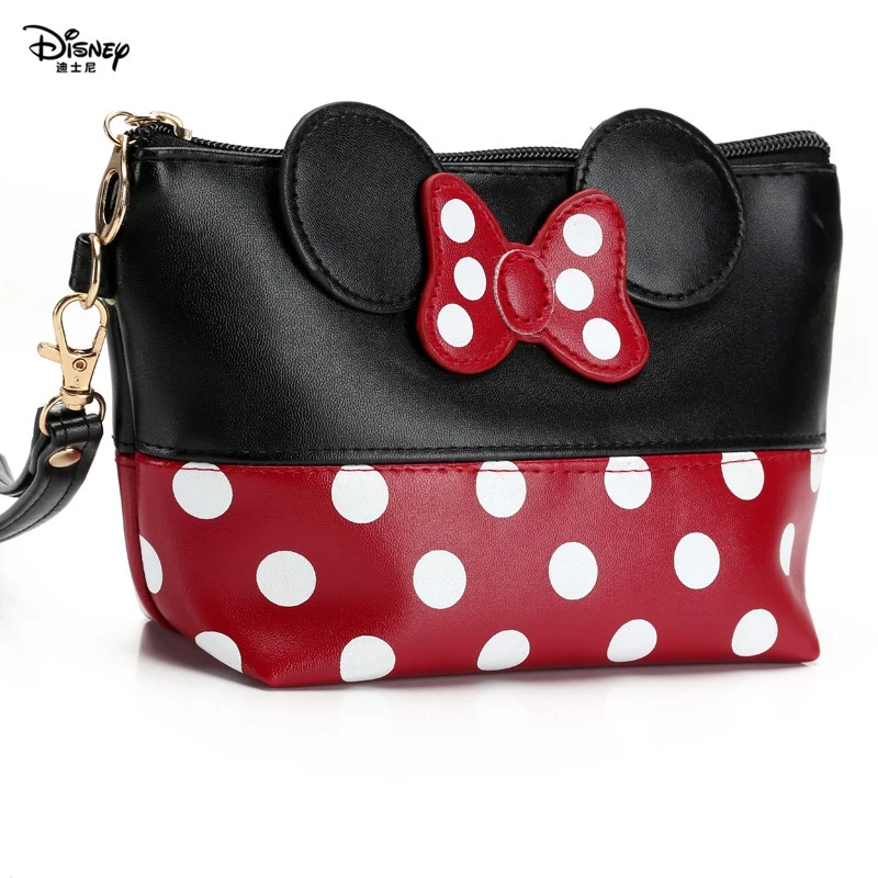 

Disney Women's Mickey girl bow dot bag handbags Crossbody Polka Dot Bow toiletries bag travel lovely bag
