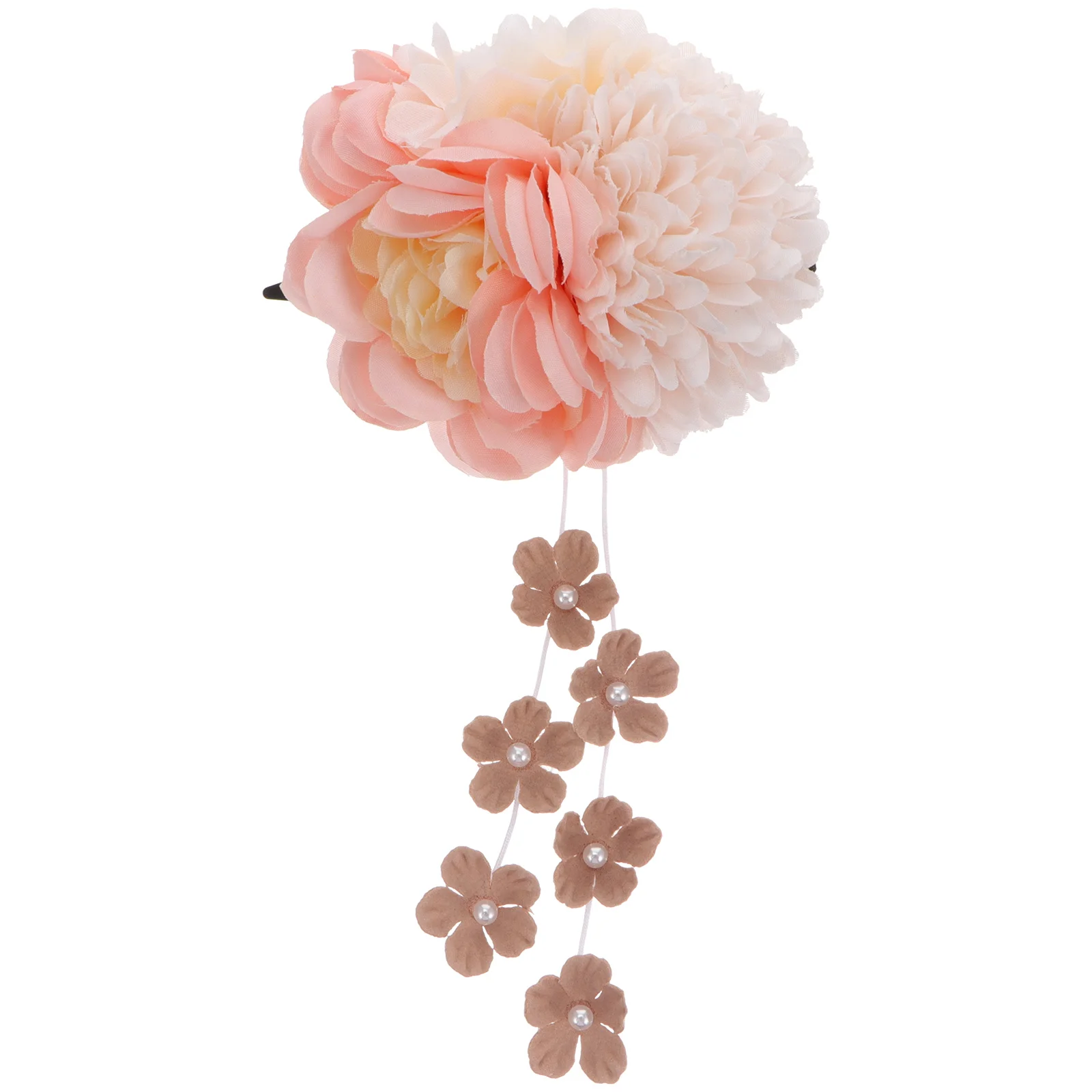 

Hair Clip Chinese Flower Accessories Japanese Clips Tassel Bride Barrette Kawaiikimonohanfu Pin Retro Felt Flowers Hairpins