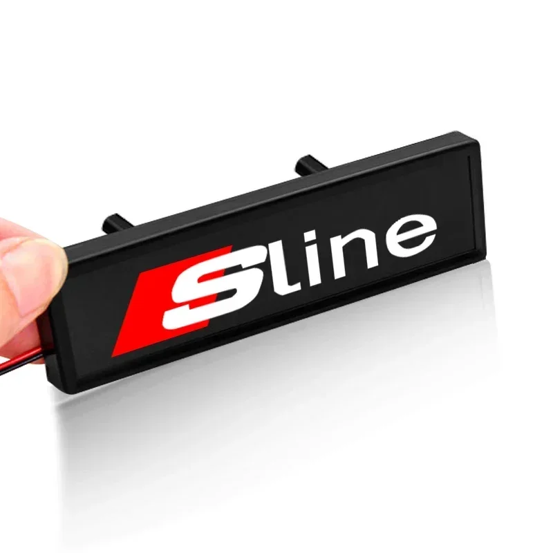 Наклейка на переднюю решетку автомобиля эмблема гриль светодиодная подсветка