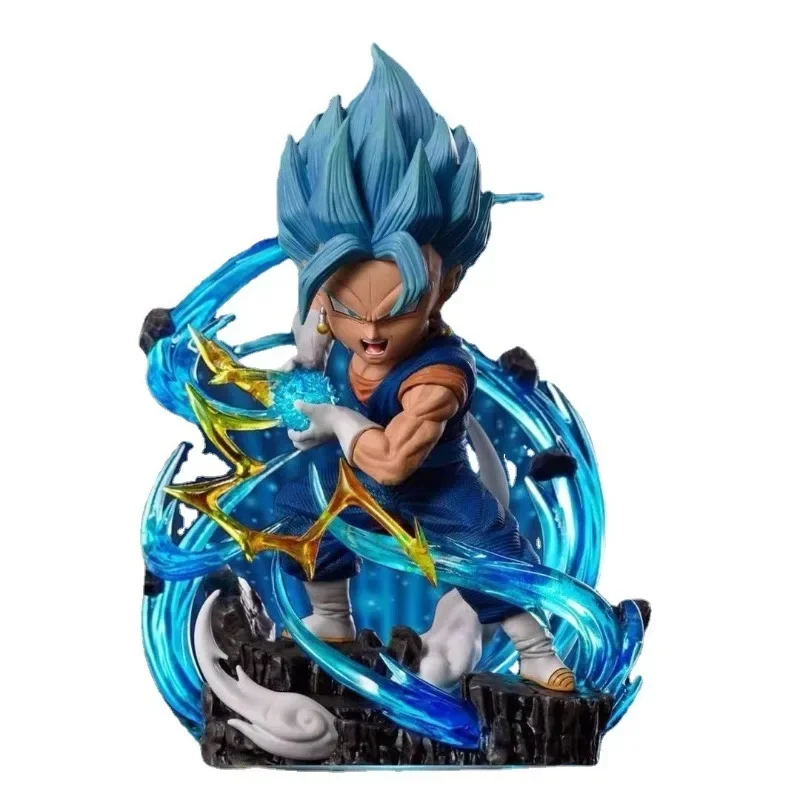 11 см. Хит продаж! Аниме-фигурка Dragon Ball Super Saiyan WCF Бейджит с синими волосами, сценические спецэффекты, ручная работа, подарок (art.: 3920db1abe66c) - 3920db1abe66c