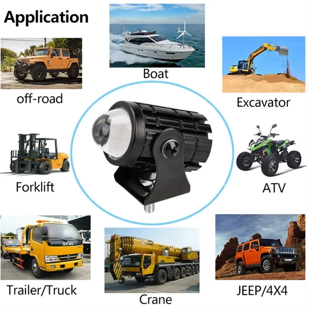 Универсальные вспомогательные прожекторы противотуманные фары для мотоциклов