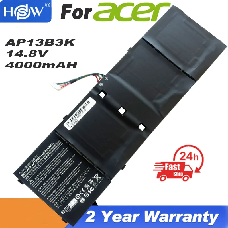 AP13B3K AP13B8K 15V 53WH Аккумулятор для ноутбука Acer Aspire V5 R7 V7 V5-572G V5-573G V5-472G V5-473G V5-552G M5-583P V5-572P