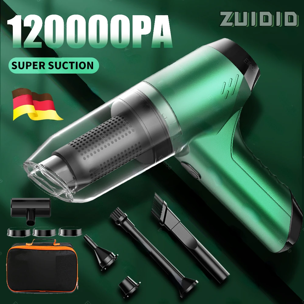 

120000Pa Car Vacuum Cleaner Wireless Handheld Strong Suction Cleaning Machine Portable Automotive Vacuum Cleaner Car Accsesories