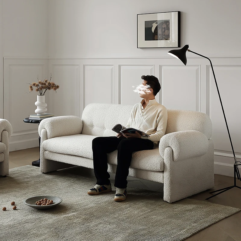 Xiaoxiang диван во французском ретро кремовом стиле тканевый современная простая