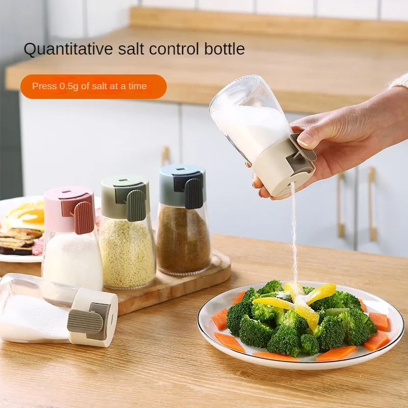 

Ultimate Quantitative Control with Salt Bottle and Sealed Seasoning Box - Perfect for Precise Seasoning and Flavors
