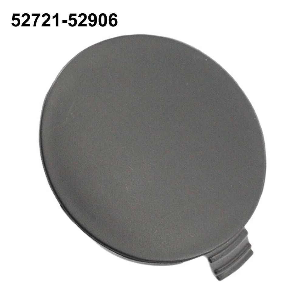 

1pc Plastic Black Bumper Tow Hook Eye Cap Cover For Toyota For Yaris 2007-2016 52721-52906 Car Exterior Parts