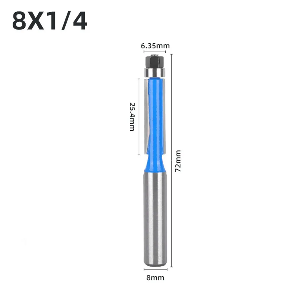 

Bits Router Bits 8mm Shank Milling Cutter 8mm Shank Milling Cutter 8x1/2x25.4 8x1/4x25.4 8x3/8x25.4 8x5/16x25.4