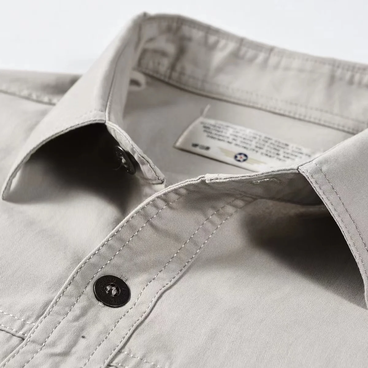 Men's American Tooling Shirt 2022 Autumn New 9xl-140kg Shirts Youth Loose Plus Size Male Long Sleeves Cotton Men's Clothing