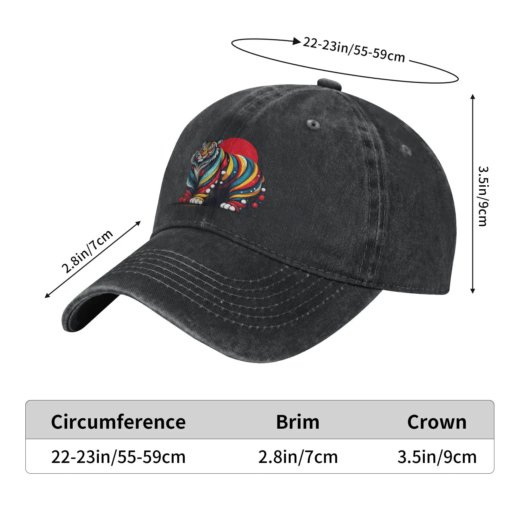 Фото Бейсболка Snapback в стиле ретро с тигровым принтом в стиле милитари, 100% хлопок, хардкорные кепки для мужчин №3